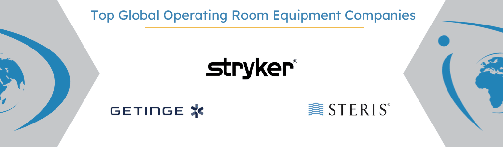 Top Operating Room Equipment Companies by Market Share - Stryker, Getinge, Steris