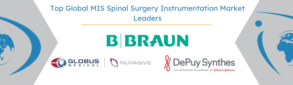 top global MIS spinal surgery instrumentation market leaders